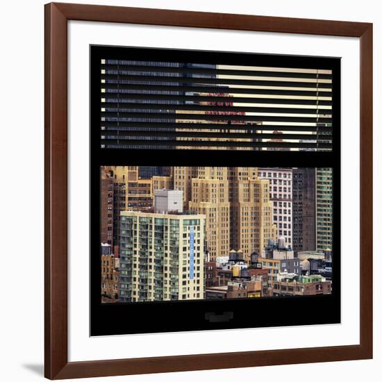 View from the Window - Hell's Kitchen - NYC-Philippe Hugonnard-Framed Photographic Print