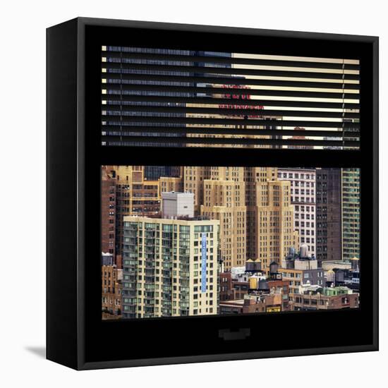 View from the Window - Hell's Kitchen - NYC-Philippe Hugonnard-Framed Stretched Canvas