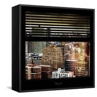 View from the Window - Hell's Kitchen - NYC-Philippe Hugonnard-Framed Stretched Canvas