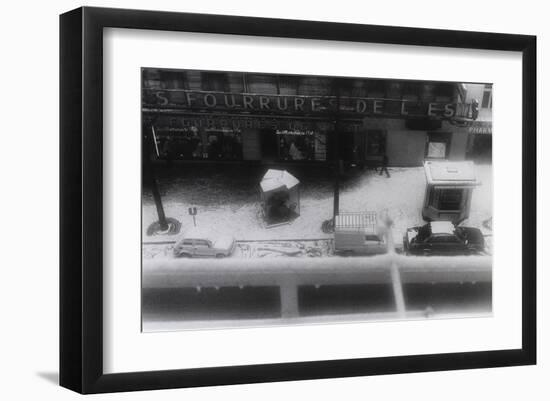 View from the Window in Paris-Manabu Nishimori-Framed Art Print