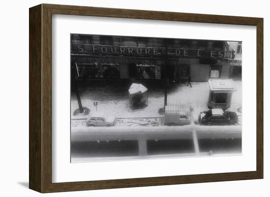 View from the Window in Paris-Manabu Nishimori-Framed Art Print