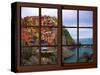 View from the Window Manarola at Cinque Terre-Anna Siena-Stretched Canvas