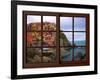 View from the Window Manarola at Cinque Terre-Anna Siena-Framed Giclee Print