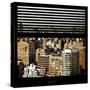 View from the Window - Manhattan Architecture-Philippe Hugonnard-Stretched Canvas