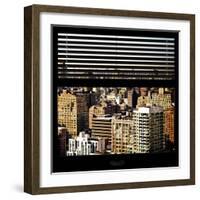 View from the Window - Manhattan Architecture-Philippe Hugonnard-Framed Photographic Print