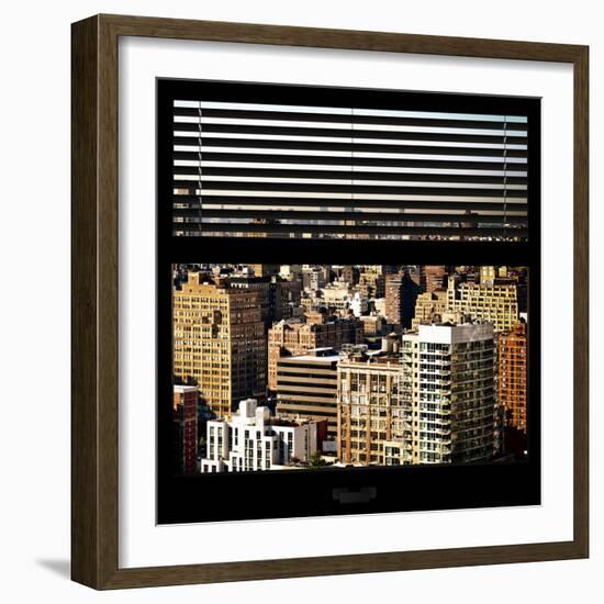 View from the Window - Manhattan Architecture-Philippe Hugonnard-Framed Photographic Print