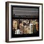 View from the Window - Manhattan Architecture-Philippe Hugonnard-Framed Photographic Print