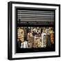 View from the Window - Manhattan Architecture-Philippe Hugonnard-Framed Photographic Print