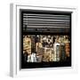 View from the Window - Manhattan Architecture-Philippe Hugonnard-Framed Photographic Print