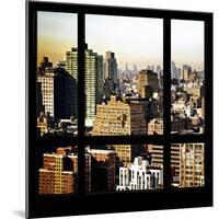 View from the Window - Manhattan Architecture-Philippe Hugonnard-Mounted Photographic Print