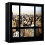 View from the Window - Manhattan Architecture-Philippe Hugonnard-Framed Stretched Canvas