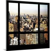 View from the Window - Manhattan Architecture-Philippe Hugonnard-Mounted Photographic Print