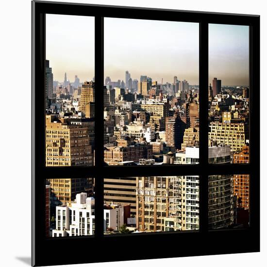 View from the Window - Manhattan Architecture-Philippe Hugonnard-Mounted Photographic Print