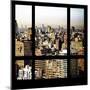 View from the Window - Manhattan Architecture-Philippe Hugonnard-Mounted Photographic Print