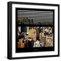 View from the Window - Manhattan Architecture-Philippe Hugonnard-Framed Photographic Print