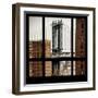 View from the Window - Manhattan Bridge-Philippe Hugonnard-Framed Photographic Print