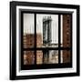 View from the Window - Manhattan Bridge-Philippe Hugonnard-Framed Photographic Print