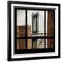 View from the Window - Manhattan Bridge-Philippe Hugonnard-Framed Photographic Print