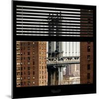 View from the Window - Manhattan Bridge-Philippe Hugonnard-Mounted Photographic Print