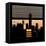 View from the Window - Manhattan Buildings at Sunset-Philippe Hugonnard-Framed Stretched Canvas