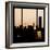 View from the Window - Manhattan Buildings at Sunset-Philippe Hugonnard-Framed Photographic Print