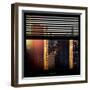 View from the Window - Manhattan Buildings at Sunset-Philippe Hugonnard-Framed Photographic Print