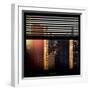 View from the Window - Manhattan Buildings at Sunset-Philippe Hugonnard-Framed Photographic Print