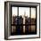 View from the Window - Manhattan Buildings at Sunset-Philippe Hugonnard-Framed Photographic Print