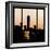 View from the Window - Manhattan Buildings at Sunset-Philippe Hugonnard-Framed Photographic Print