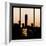 View from the Window - Manhattan Buildings at Sunset-Philippe Hugonnard-Framed Photographic Print