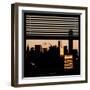 View from the Window - Manhattan Buildings at Sunset-Philippe Hugonnard-Framed Photographic Print