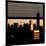 View from the Window - Manhattan Buildings at Sunset-Philippe Hugonnard-Mounted Photographic Print