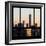 View from the Window - Manhattan Buildings at Sunset-Philippe Hugonnard-Framed Photographic Print