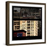 View from the Window - Manhattan Buildings-Philippe Hugonnard-Framed Photographic Print