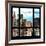 View from the Window - Manhattan Buildings-Philippe Hugonnard-Framed Photographic Print