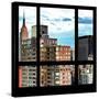 View from the Window - Manhattan Buildings-Philippe Hugonnard-Stretched Canvas