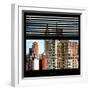 View from the Window - Manhattan Buildings-Philippe Hugonnard-Framed Premium Photographic Print