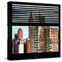 View from the Window - Manhattan Buildings-Philippe Hugonnard-Stretched Canvas