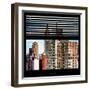 View from the Window - Manhattan Buildings-Philippe Hugonnard-Framed Photographic Print