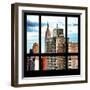 View from the Window - Manhattan Buildings-Philippe Hugonnard-Framed Photographic Print