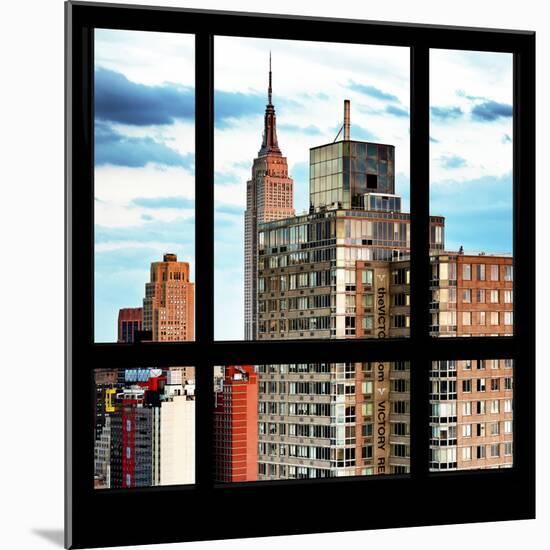 View from the Window - Manhattan Buildings-Philippe Hugonnard-Mounted Photographic Print