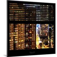 View from the Window - Manhattan Buildings-Philippe Hugonnard-Mounted Photographic Print