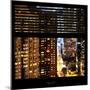 View from the Window - Manhattan Buildings-Philippe Hugonnard-Mounted Photographic Print