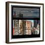 View from the Window - Manhattan Buildings-Philippe Hugonnard-Framed Premium Photographic Print