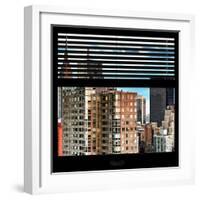 View from the Window - Manhattan Buildings-Philippe Hugonnard-Framed Photographic Print