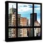 View from the Window - Manhattan Buildings-Philippe Hugonnard-Stretched Canvas