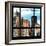 View from the Window - Manhattan Buildings-Philippe Hugonnard-Framed Photographic Print