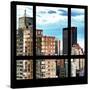 View from the Window - Manhattan Buildings-Philippe Hugonnard-Stretched Canvas