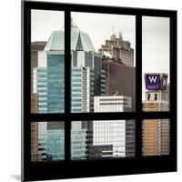 View from the Window - Manhattan Buildings-Philippe Hugonnard-Mounted Photographic Print