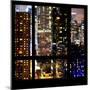 View from the Window - Manhattan Buildings-Philippe Hugonnard-Mounted Photographic Print